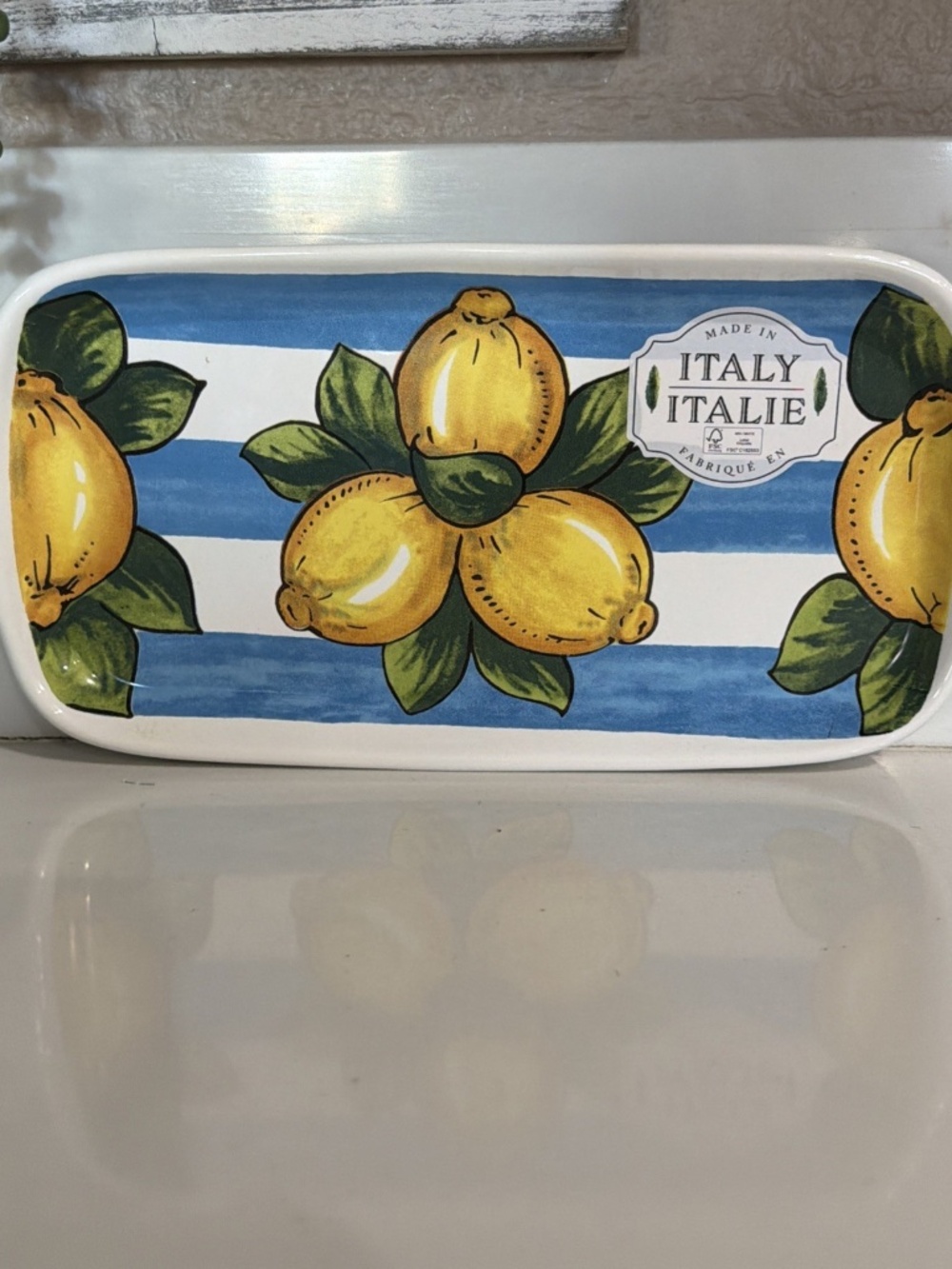 Nova Deruta Serving Plate Platter - Lemons - Made In Italy